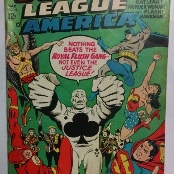 Justice League of America #43 DC 1st Royal Flush Gang 7.5