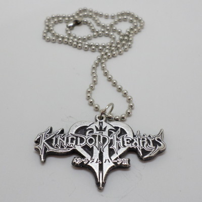 Kingdom Hearts Metal Pendant Necklace Gamer Style