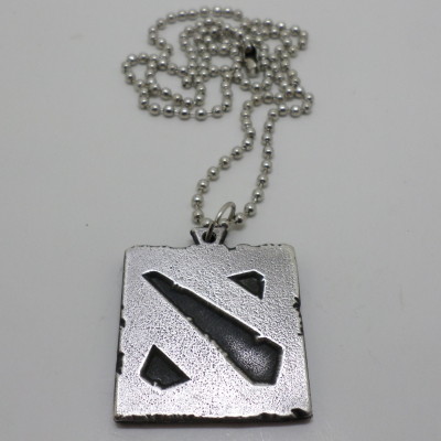 Dota 2 Metal Pendant Necklace Gamer Style Online Gaming Va