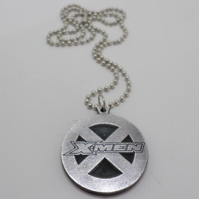 X Men Metal Pendant Necklace Comic Style Marvel