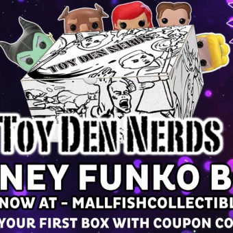 Toy Den Nerds Subscription Box May theme Disney