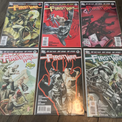 First Wave (2010) set DC Comics 6 issues Doc Savage