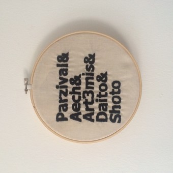 Ready Player One Nerdy Embroidery Hoop